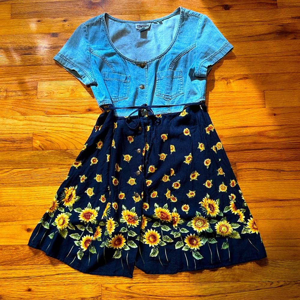VTG button-down minidress